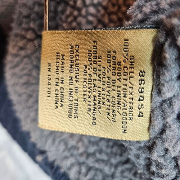 Boston Traders Mens XXL Cable Knit Full Zip Cardigan Faux Sherpa Lining gorpcore - Picture 12 of 12